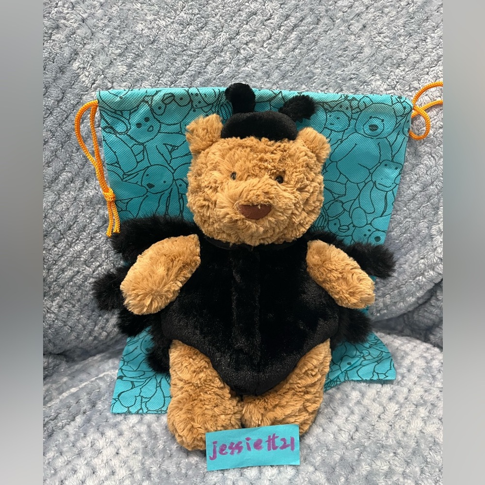 Jellycat Bartholomew Bear 'Spider’ 2025 Halloween 100%Authentic NWT US SHIP FAST